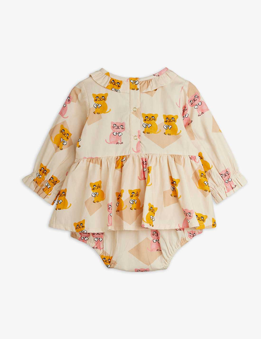 Babesta Kittens aop Bodysuit Romper by Mini Rodini 