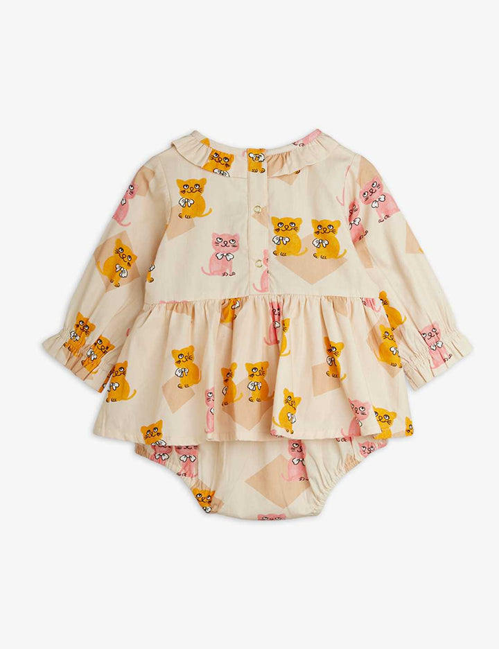 Babesta Kittens aop Bodysuit Romper by Mini Rodini 