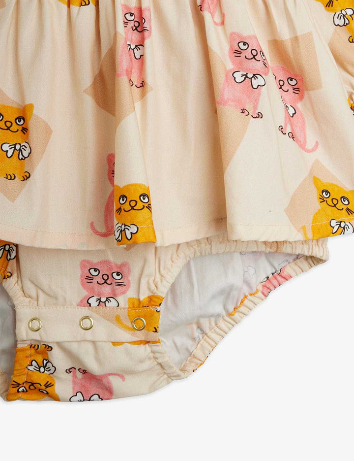 Babesta Kittens aop Bodysuit Romper by Mini Rodini 