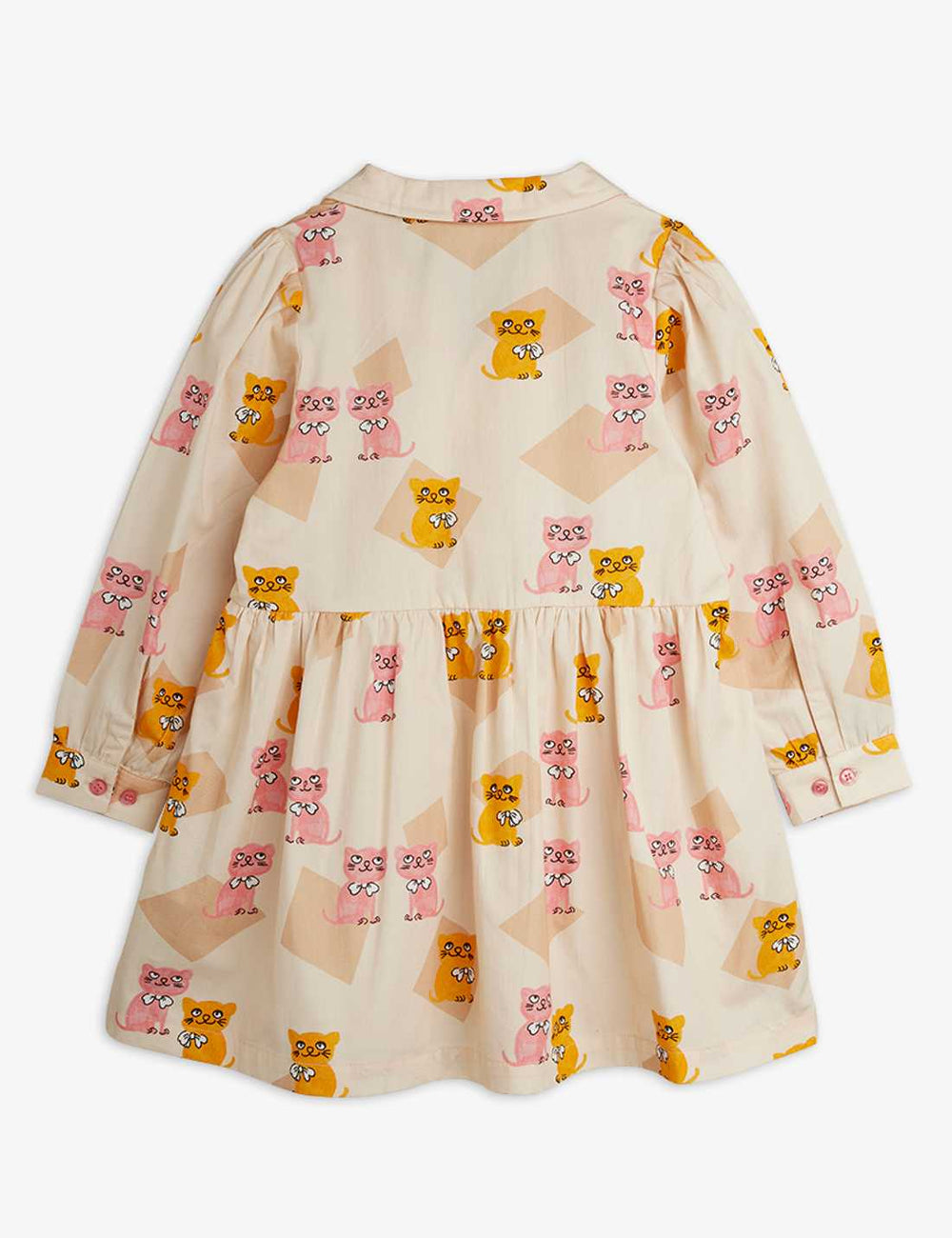 Babesta Kittens aop Woven Dress by Mini Rodini 