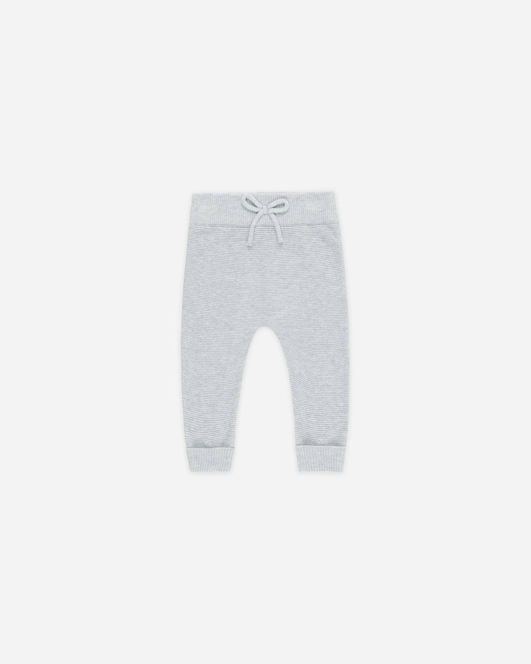 Babesta Knit Pant Heathered Dusty Blue by Quincy Mae
