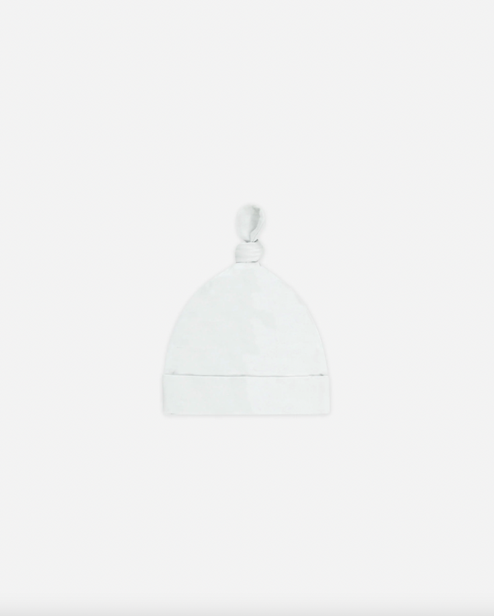 Babesta Knotted Baby Hat - Fog by Quincy Mae