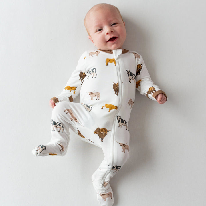Babesta Kyte Baby Footie - Moo 