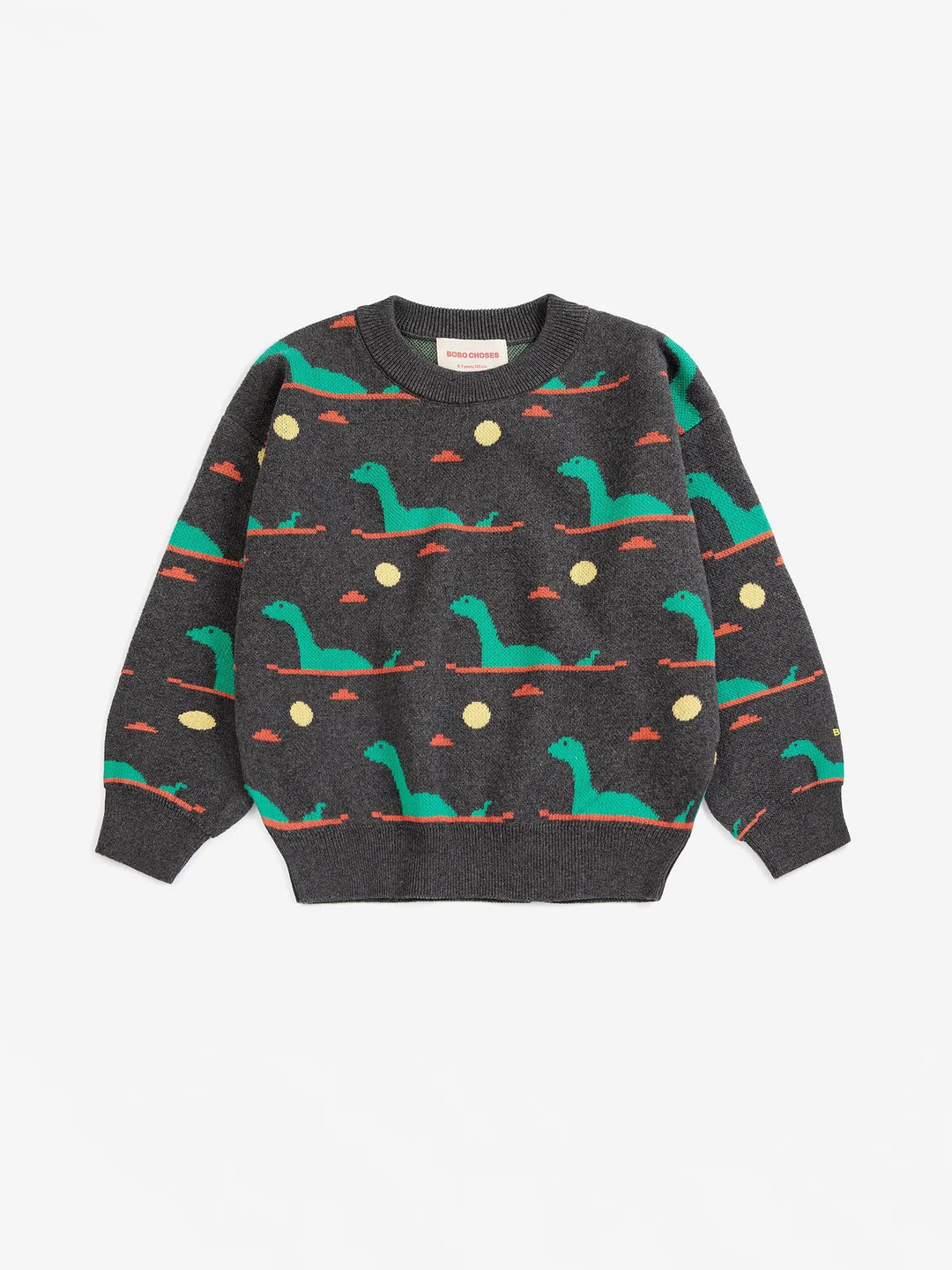 Babesta Lake Monster Jacquard Jumper by Bobo Choses
