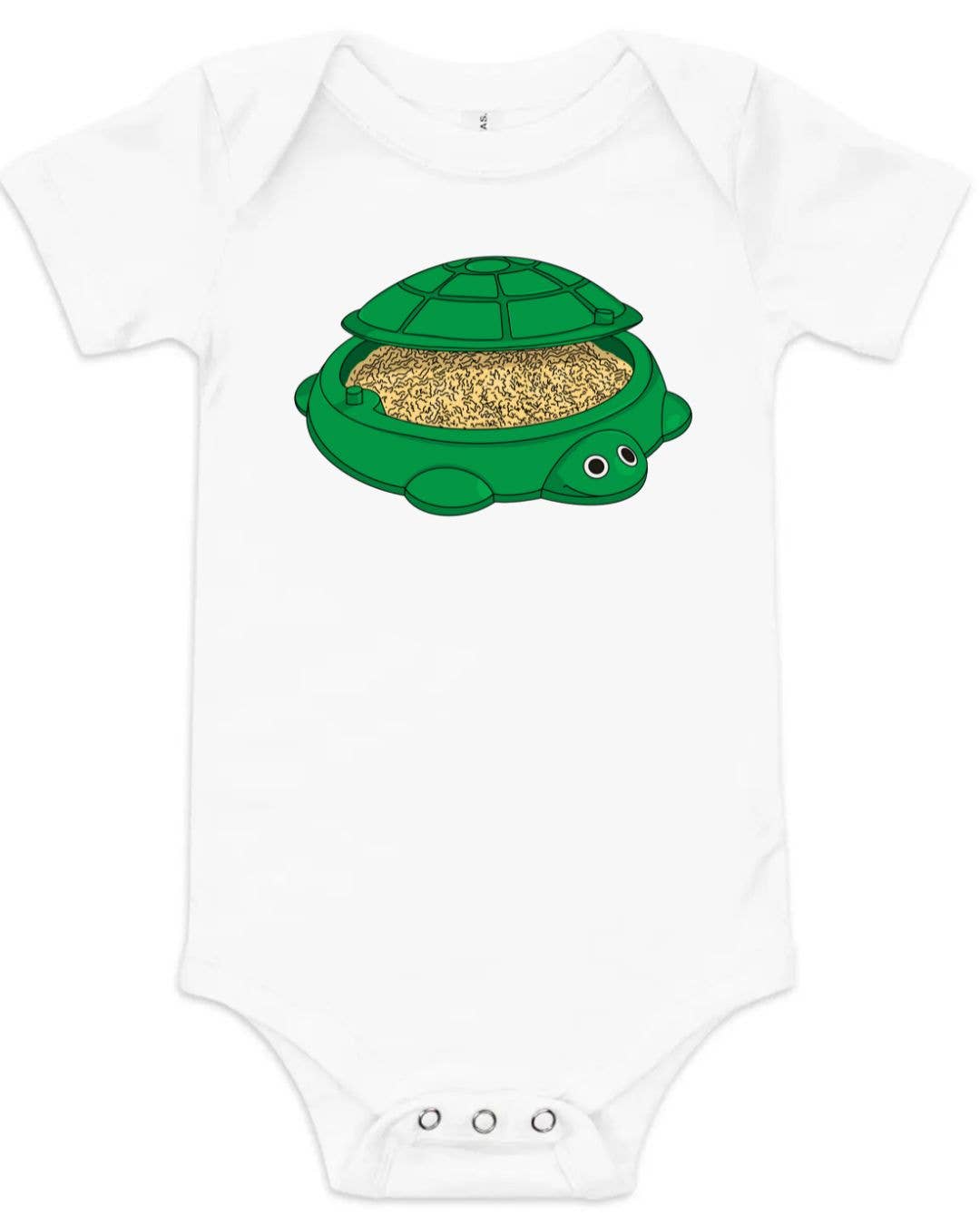Babesta Little Tikes Turtle Sandbox Graphic Onesie