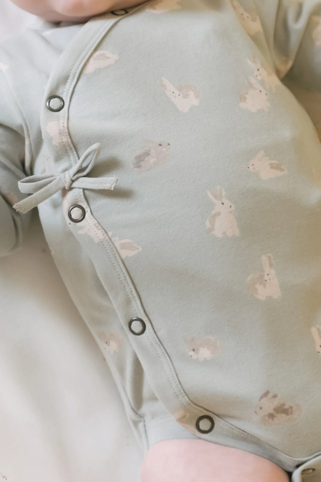 Babesta Littles Kimono One-Piece - Hoppy Bunny