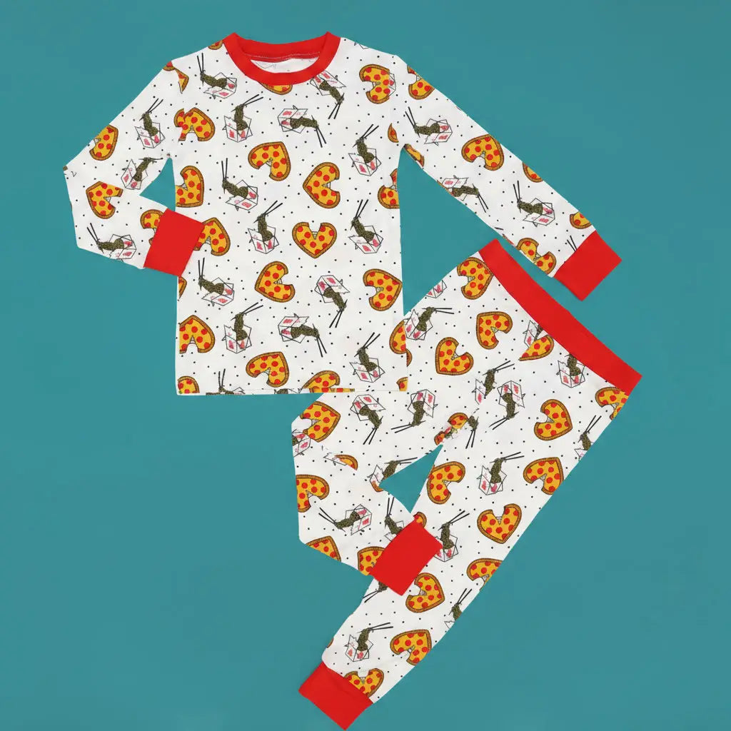 Babesta Lo Mein Pizza Two Piece Lounge Set by PiccoliNY