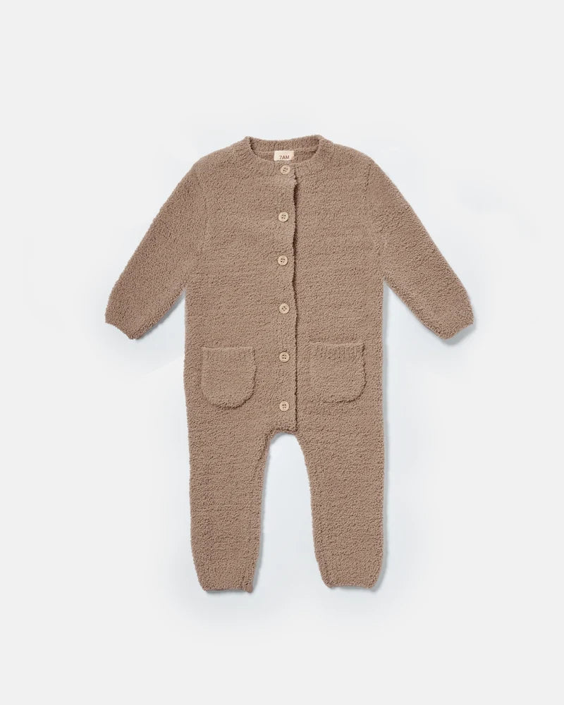 Babesta Long Sleeve Jumpsuit Fuzzy by 7AM Enfant