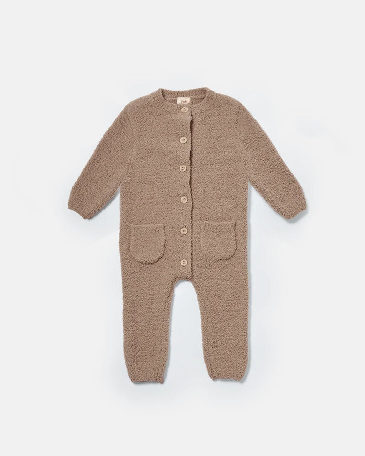 Babesta Long Sleeve Jumpsuit Fuzzy by 7AM Enfant