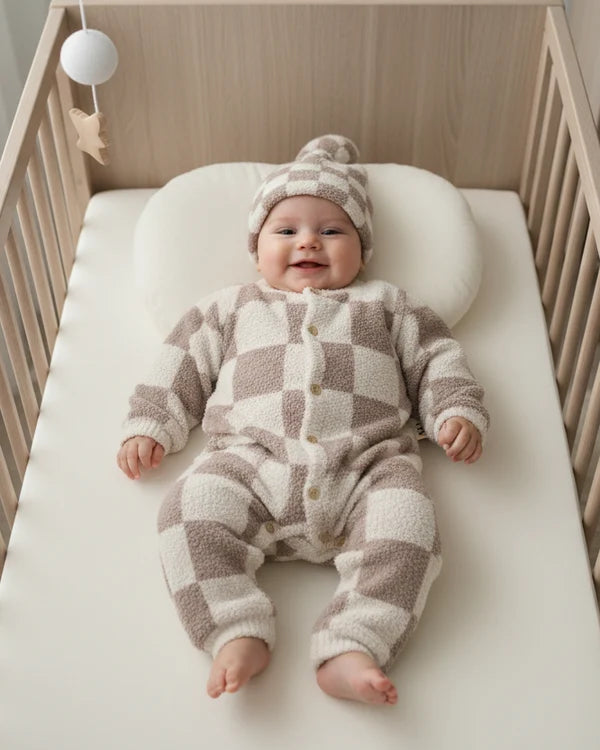 Babesta Long Sleeve Jumpsuit Fuzzy by 7AM Enfant