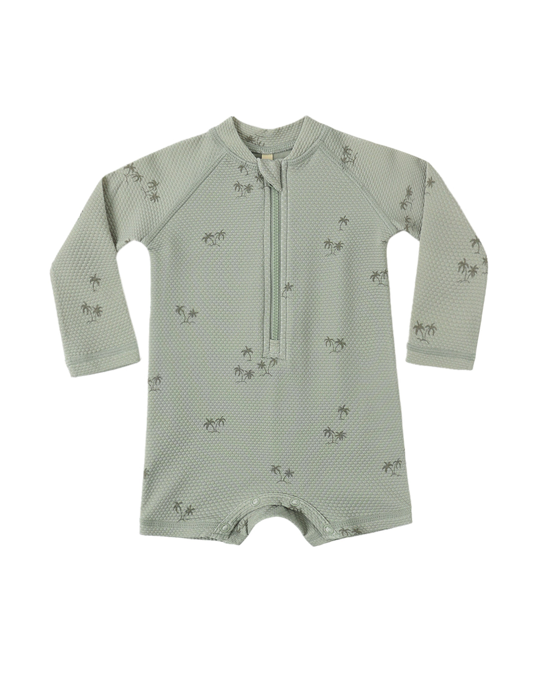 Babesta Long Sleeve One-Piece Rashguard - Palm by Quincy Mae 