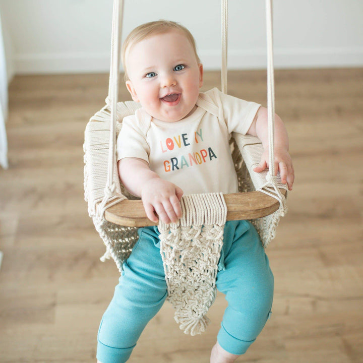 "Love My Grandpa" Graphic Bodysuit by Finn + Emma