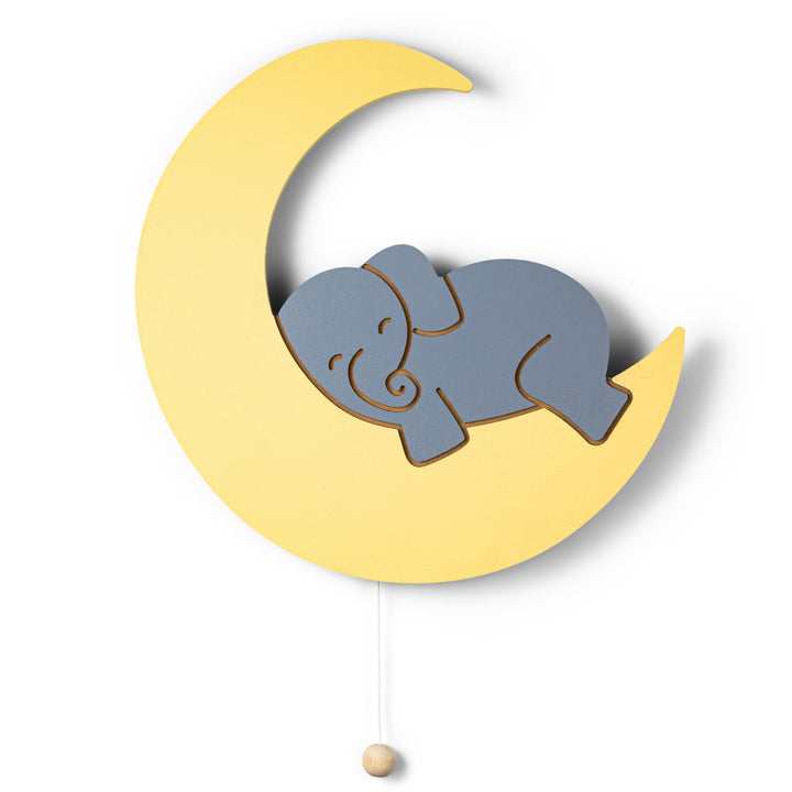 Babesta LumiDreams Elephant On Moon Wall Lamp