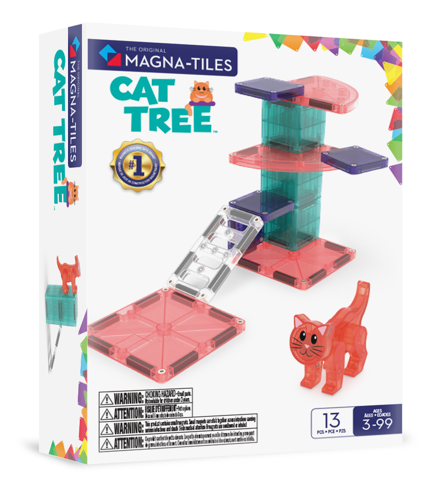 Babesta Magna-Tiles Cat Tree 13-Piece Set