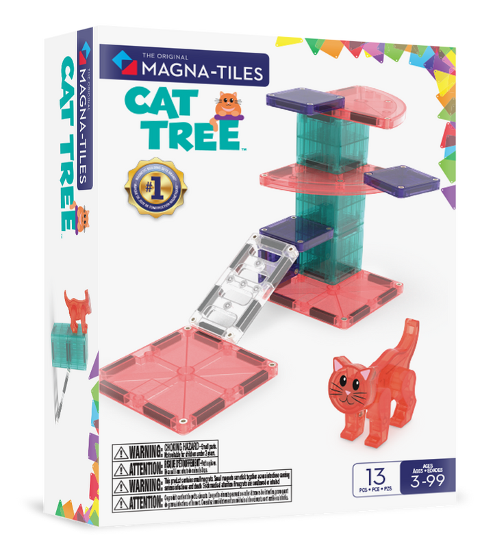 Babesta Magna-Tiles Cat Tree 13-Piece Set