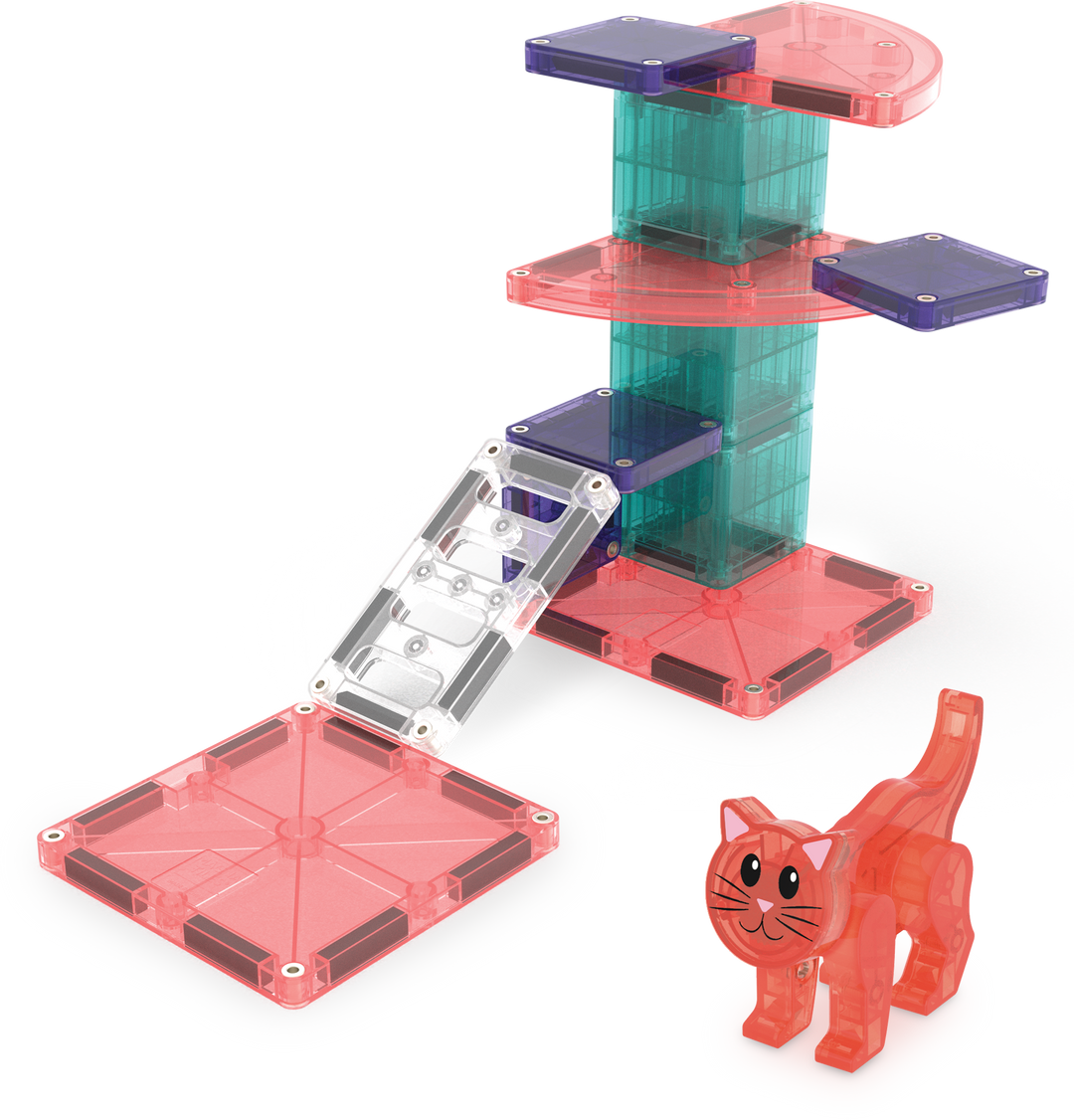 Babesta Magna-Tiles Cat Tree 13-Piece Set