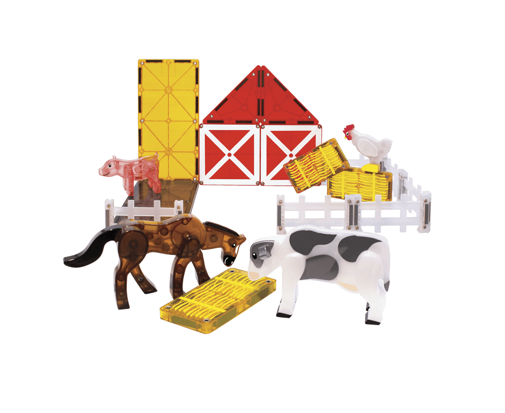 Babesta Magna-Tiles Farm Animals 25-Piece Set