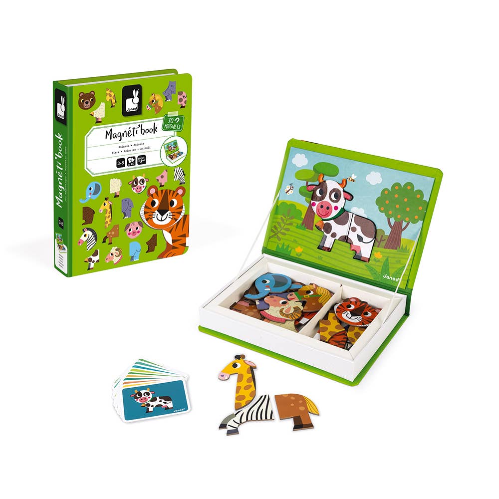Babesta Magnetic Book - Animals by Janod