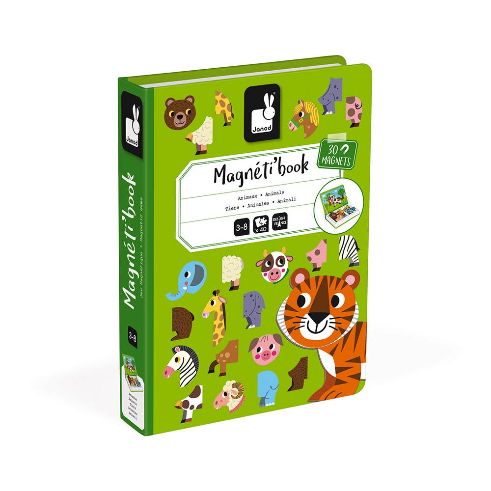 Babesta Magnetic Book - Animals by Janod