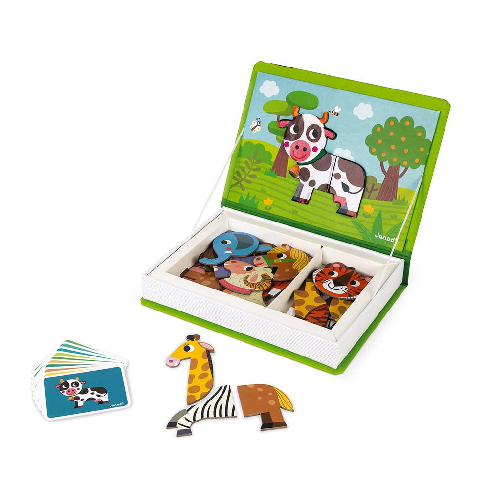 Babesta Magnetic Book - Animals by Janod