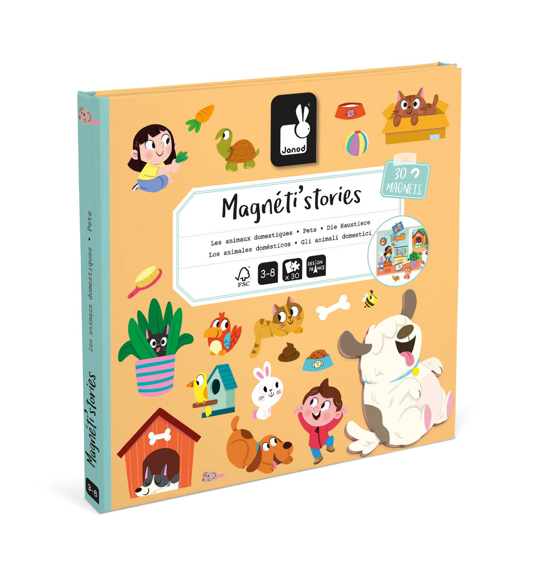 Babesta Magnetic Stories - Pets by Janod