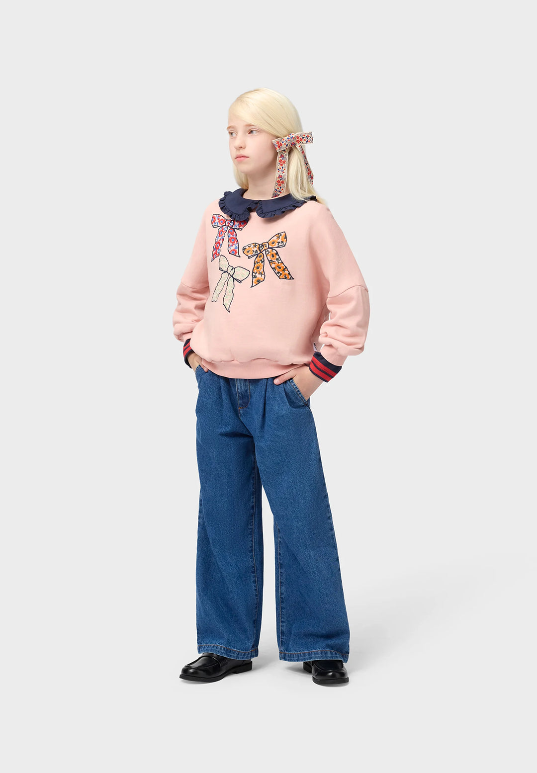 Babesta Marika Sweatshirt Bows by Molo