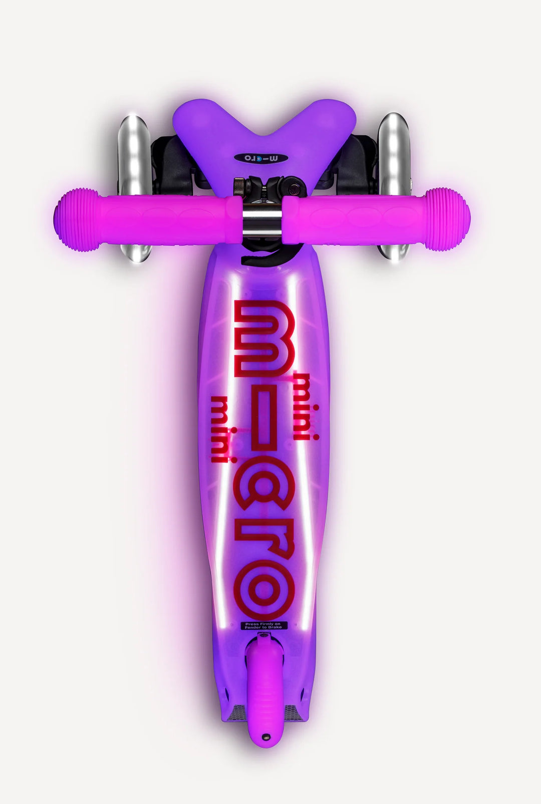 Babesta Micro Mini Glow Plus LED Scooter Frosty Pink by Micro Kickboard