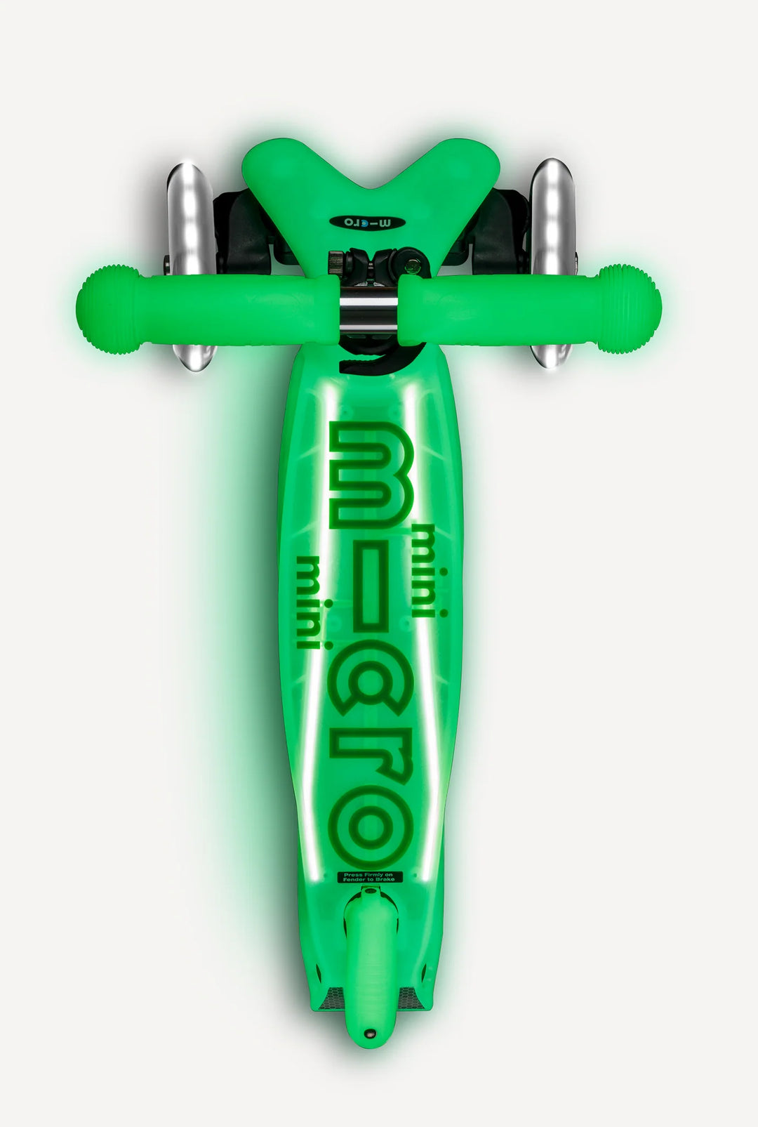 Babesta Micro Mini Glow Plus LED Scooter Icy Lime by Micro Kickboard