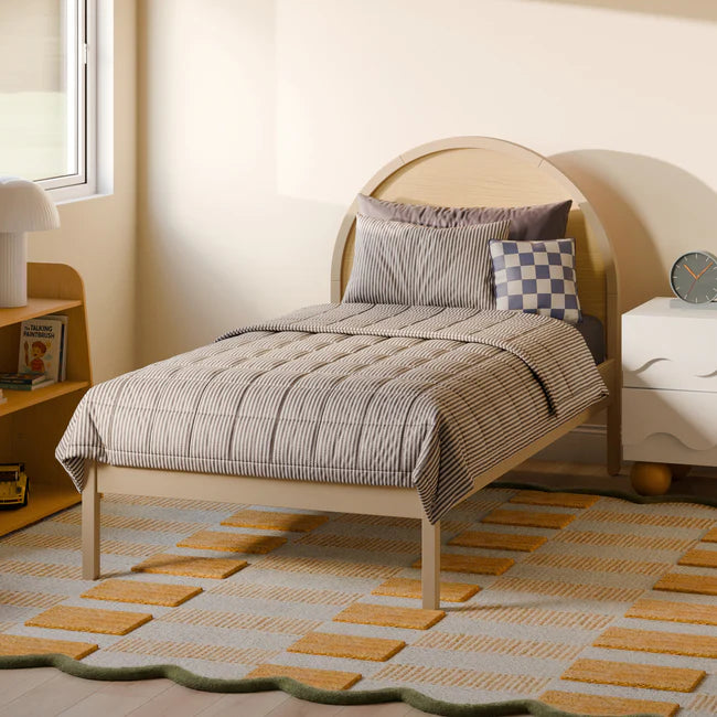 Babesta Moab Twin Bed by Babyletto Ash Taupe Olive