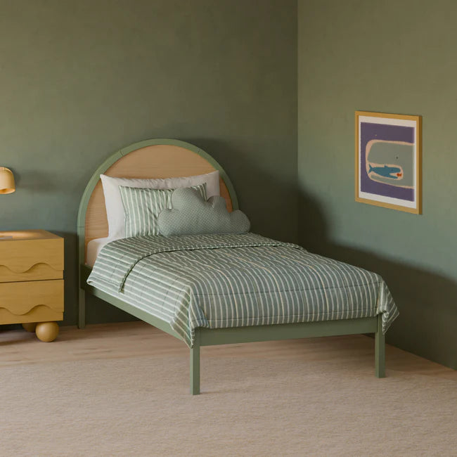 Babesta Moab Twin Bed by Babyletto Ash Taupe Olive