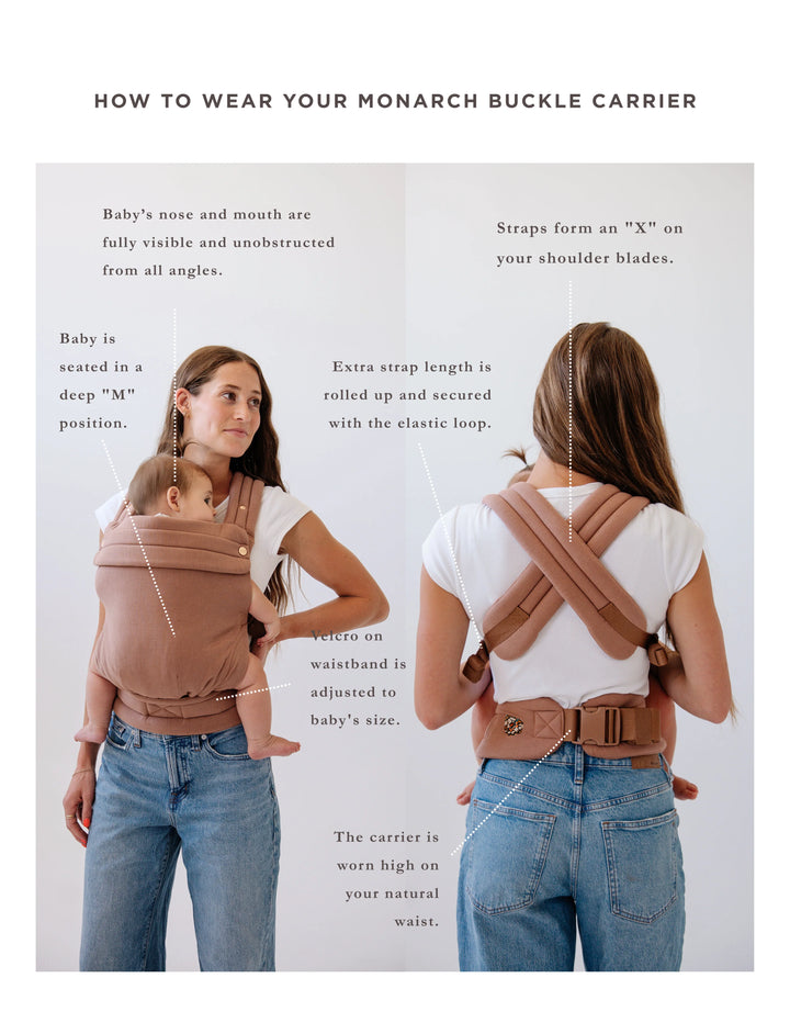 Babesta Monarch Baby Carrier Ashland Camo by Mabē 
