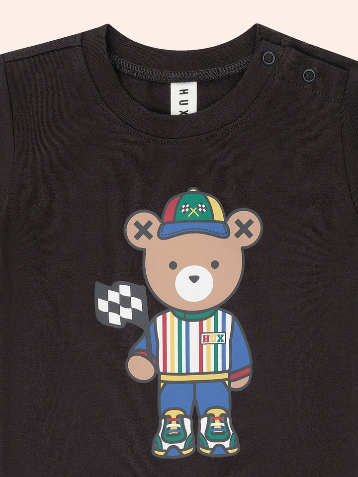 Babesta Motosport Hux Black Tee by Huxbaby