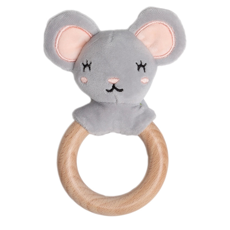 Babesta Mouse Wooden Teether by Pearhead