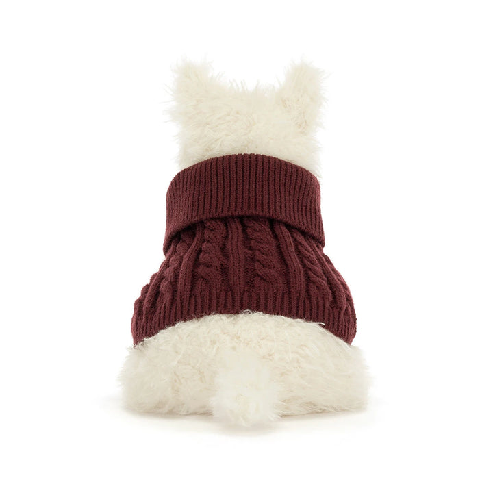 Babesta Munro Scottie Dog Winter Jumper Outfit by Jellycat