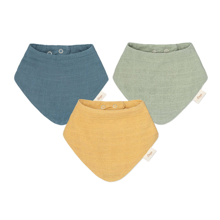 Babesta Muslin 3-Pc. Bib Set by Crane Baby