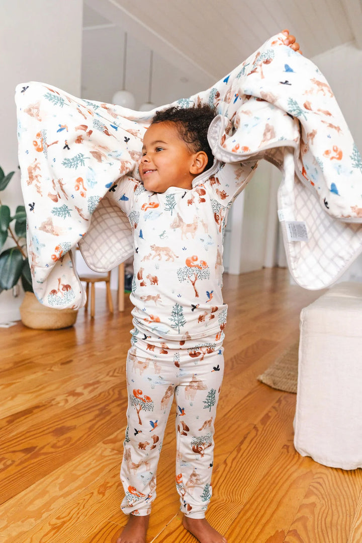 Babesta Muslin Quilt - Llama Adventures by Loulou Lollipop