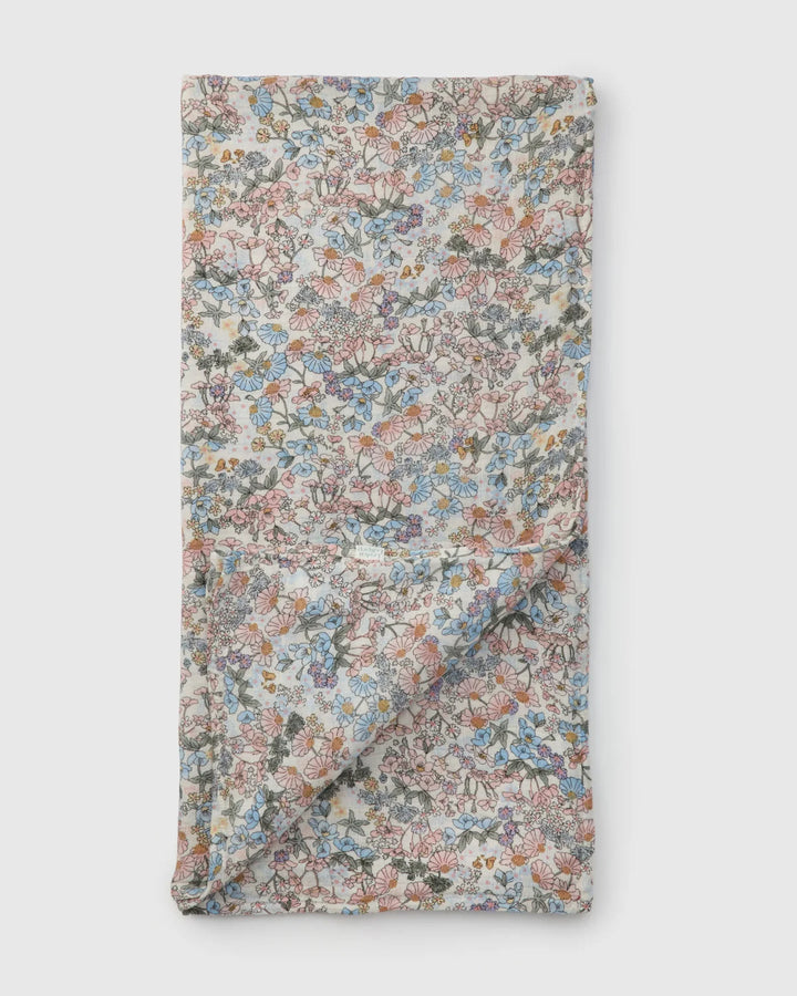 Babesta Muslin Swaddle - English Garden by Loulou Lollipop