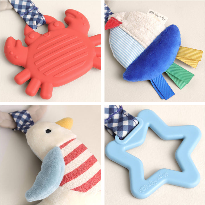 Babesta Nautical Bitzy Busy Ring by Itzy Ritzy