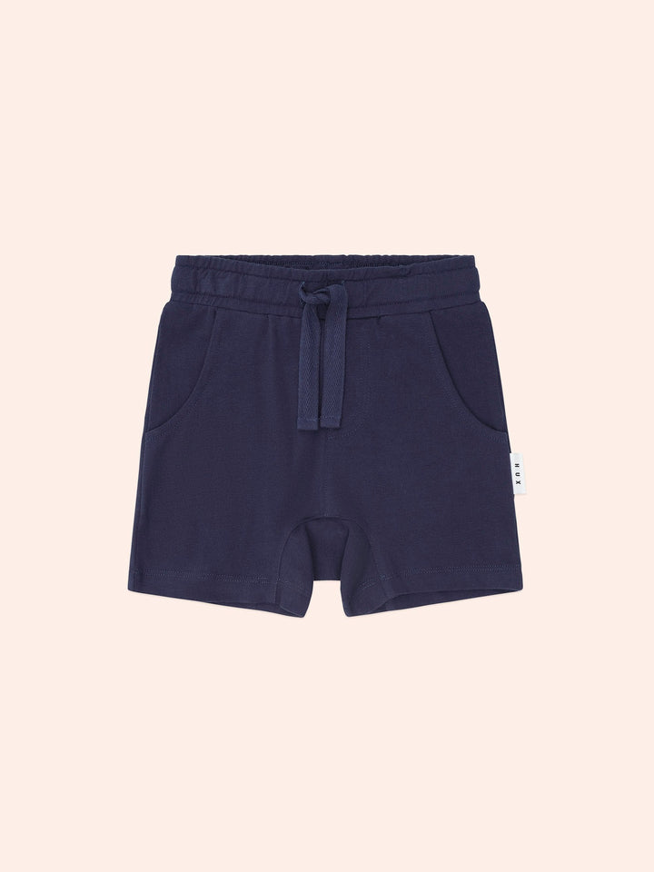 Babesta Navy Gusset Short by Huxbaby
