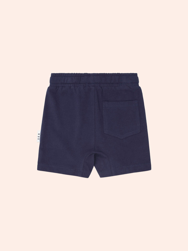 Babesta Navy Gusset Short by Huxbaby