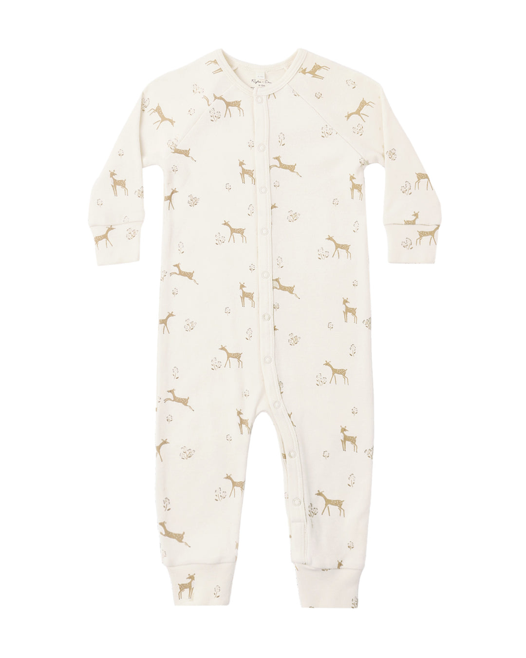 Babesta Organic Pajama Long John Fawns by Rylee + Cru