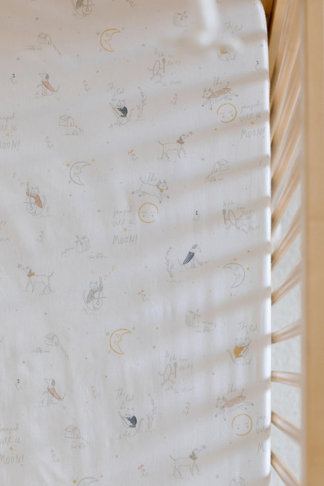 Babesta Over The Moon Crib Sheets by Pehr