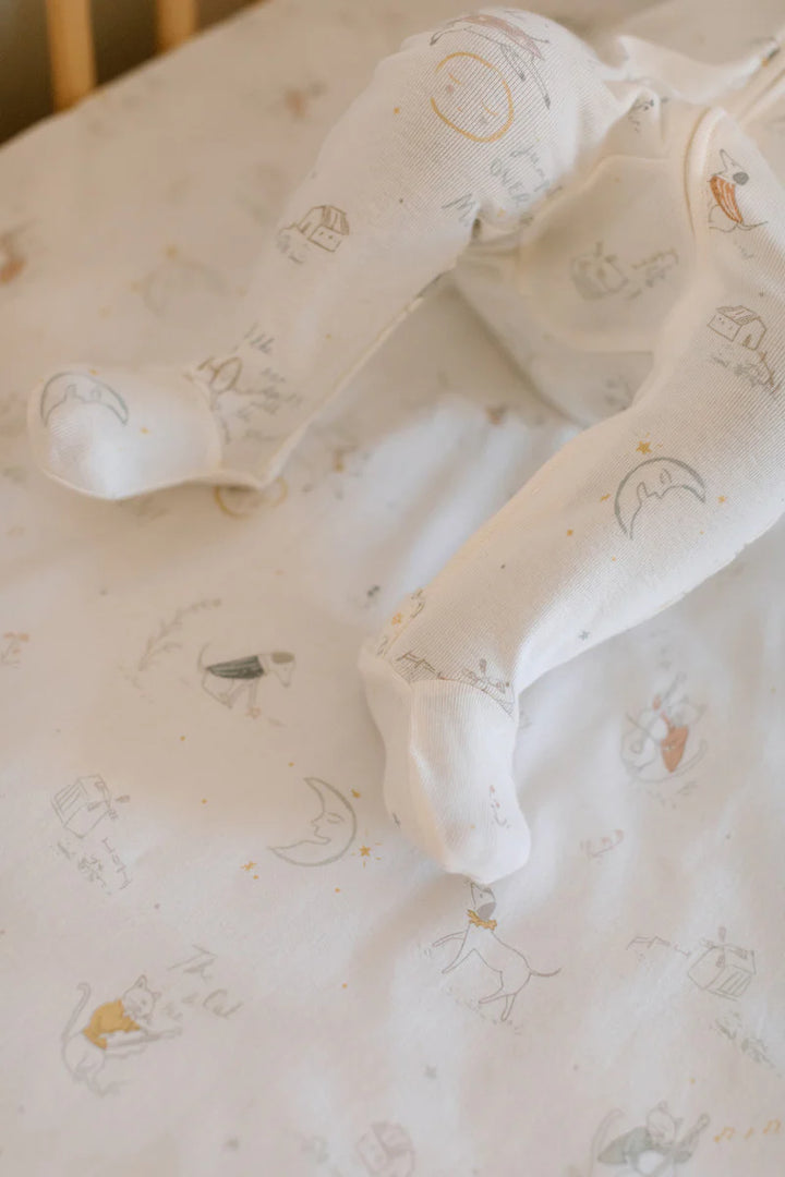 Babesta Over The Moon Crib Sheets by Pehr