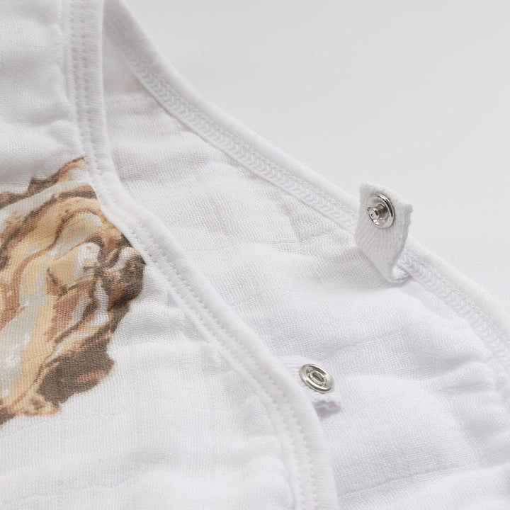 Babesta Oyster Baby Burp Cloth and Bib