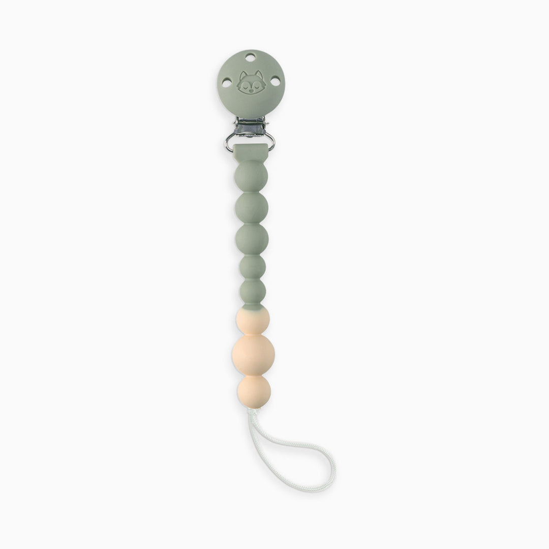 Babesta Pacifier Clip - Sage Green by Loulou Lollipop
