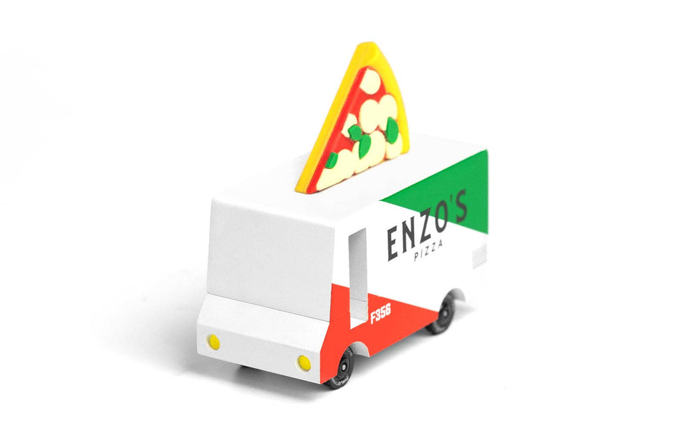 Babesta Pizza Van Wood Toy by Candylab Toys
