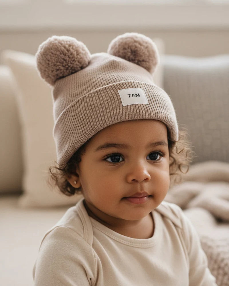 Babesta Pom Pom Beanie Chunky by 7AM Enfant