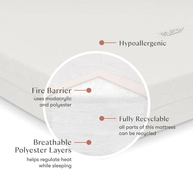Babesta Pure Core Midi Mattress w/ Hybrid Cover by Babyletto
