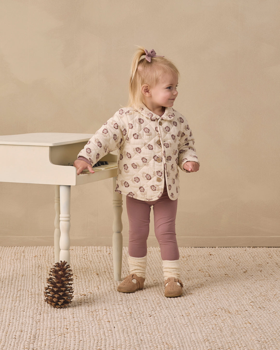 Babesta Quilted Jacket Fall Floral by Quincy Mae