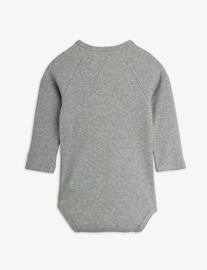 Babesta Rabbit Application Bodysuit by Mini Rodini